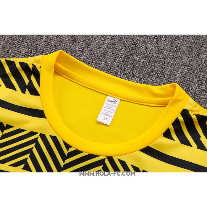 Chandal del Borussia Dortmund 2022-2023 Manga Corta Amarillo - Pantalon Corto